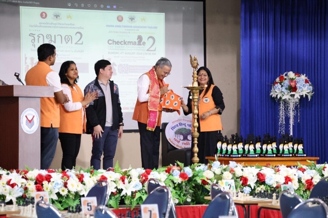 Press Release: Vishwa Hindu Parishad (VHP) Association Thailand Hosts Successful Chess Tournament "Checkmate 2"