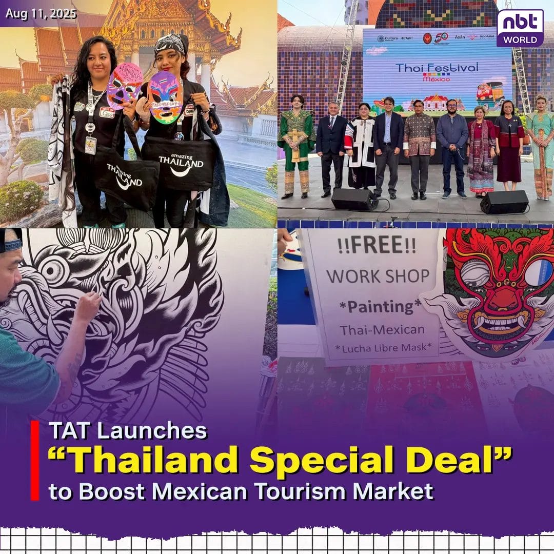 TAT Launches “Thailand Special Deal” for Mexican Tourists