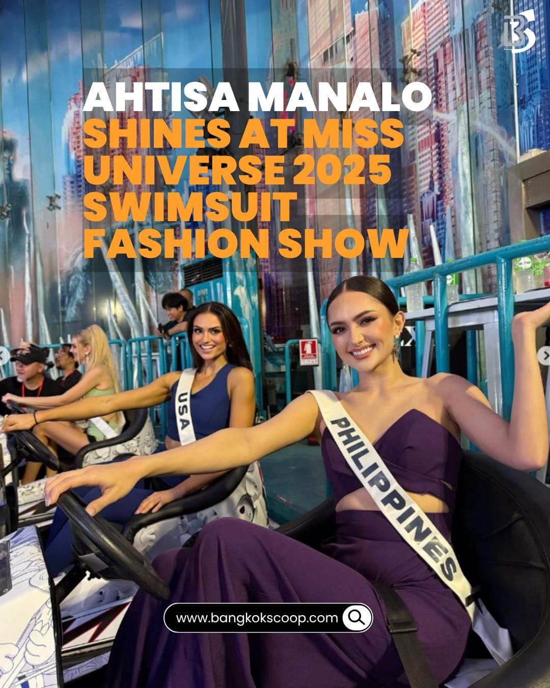 Ahtisa Manalo Shines at Miss Universe 2025 Swimsuit Fashion Show