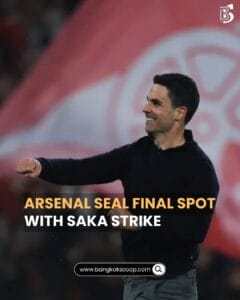 Arsenal Seal Final Spot With Saka Strike