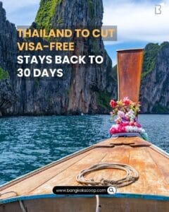 Thailand to Cut Visa-Free Stays Back to 30 Days